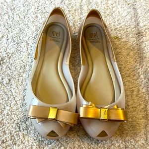 Mel by Melissa nude shoes